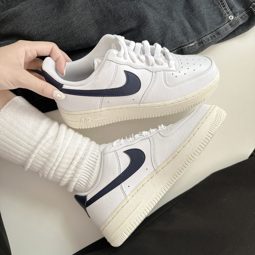 NIKE AIR FORCE 1 '07 NN AF1 NEXT NATURE OLYMPIC 藏藍 深藍 女鞋 FZ6768-100 / 調貨
