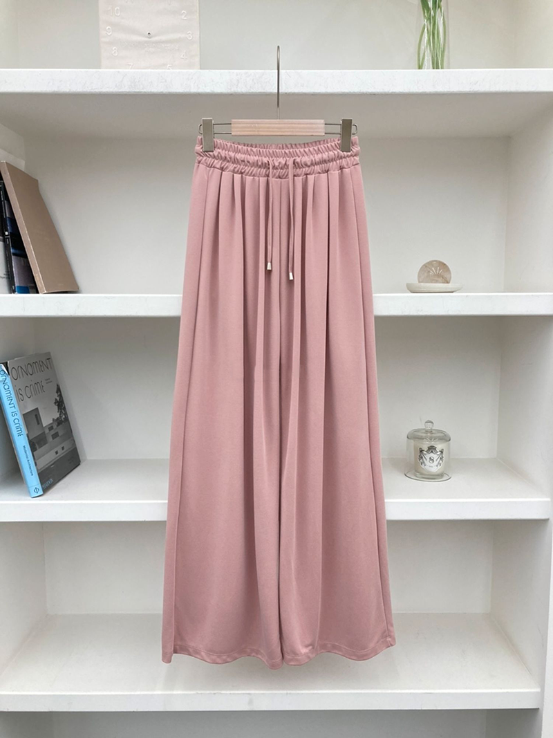 [現貨] 秋季彈性寬褲 [ 4色 / Free ]