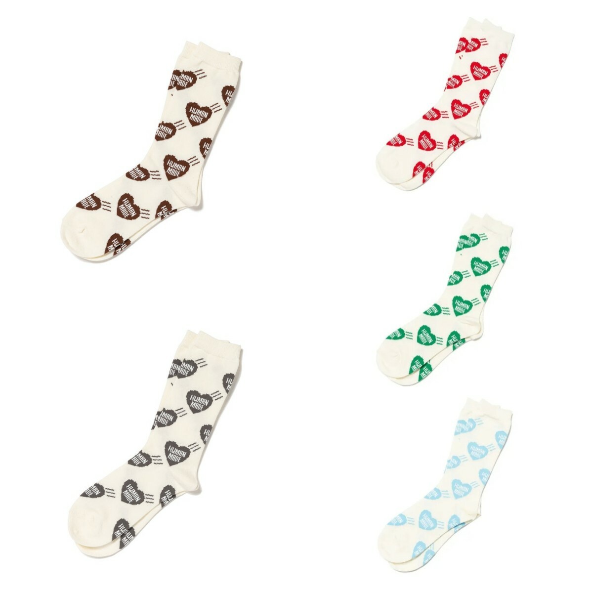 現貨┃日本製 HUMAN MADE HEART SHORT SOCKS 愛心 襪子 長襪