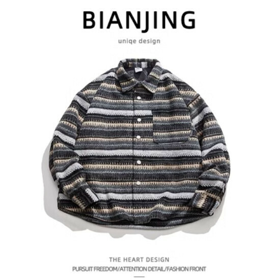 New style lapel woolen jacket [black] (size: S-2XL) (please contact customer service to confirm the delivery size after placing the order)