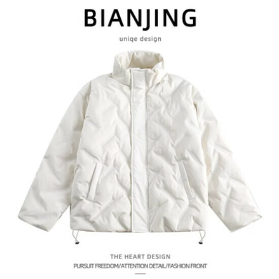 New thickened cotton jacket [apricot color] (size: S-2XL) (please contact customer service to confirm the delivery size after placing the order)