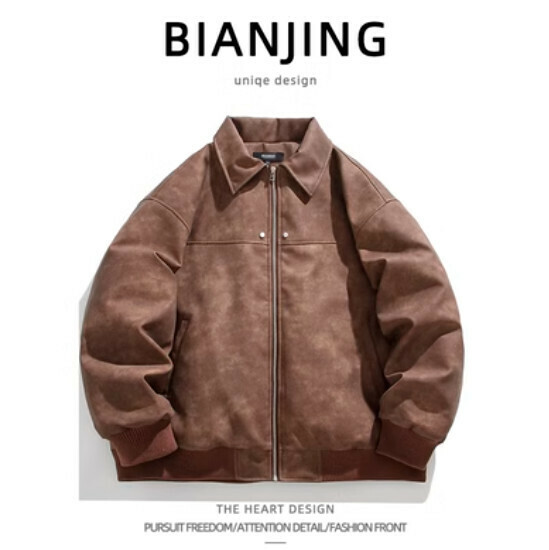 New lapel cotton coat [brown] (size: S-2XL) (please contact customer service to confirm the delivery size after placing the order)