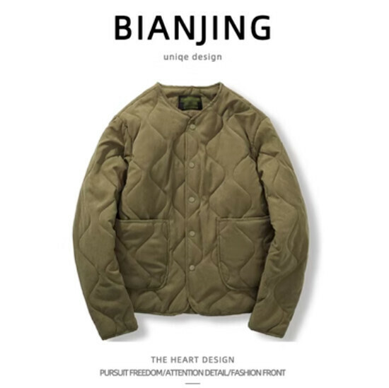 New style jacket and cotton coat [green] (size: S-2XL) (please contact customer service to confirm the delivery size after placing the order)
