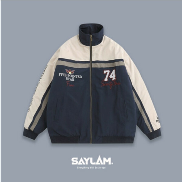 New SAYLAM American street retro color [Antonidas] blue Please contact customer service to confirm the size after placing the order
