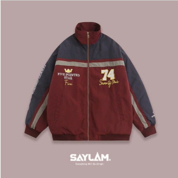 New SAYLAM American street retro color [Antonidas] red Please contact customer service to confirm the size after placing the order