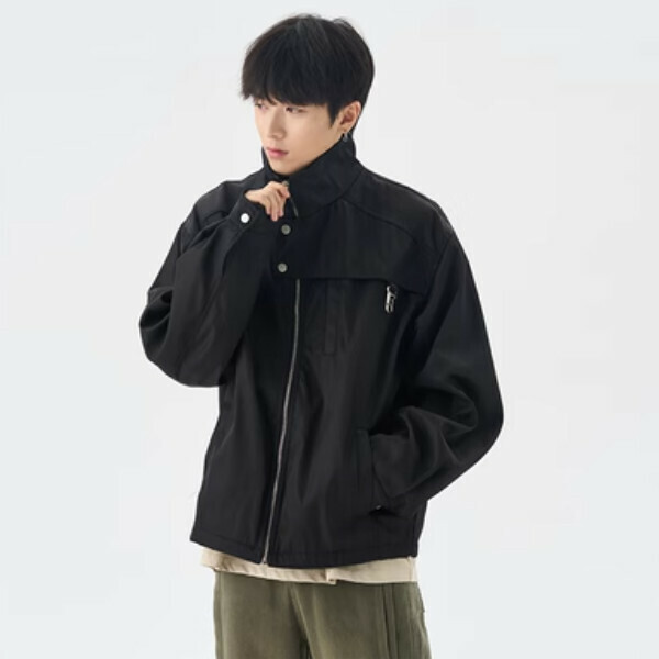 New hiphop high street jacket [Black M-XL sizes, confirm delivery size with customer service after placing order]