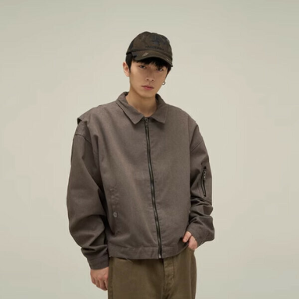 New cleanfit jacket [Dark gray size M-2XL, confirm delivery size with customer service after placing order]