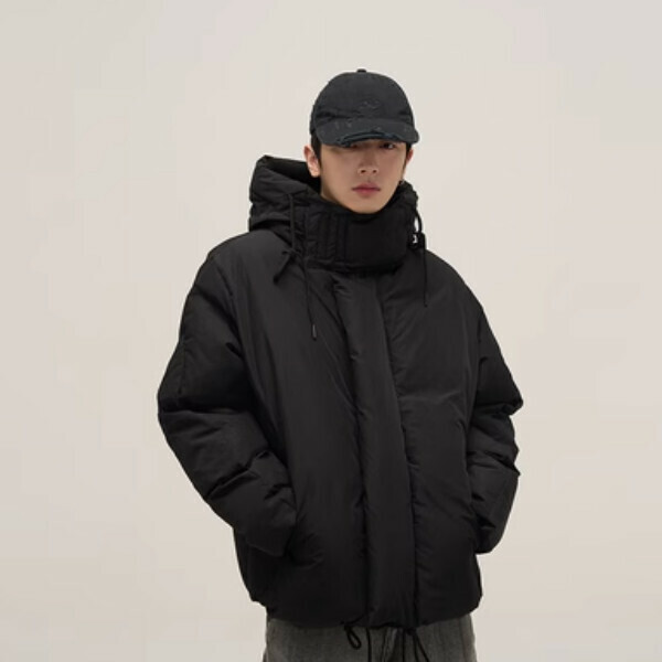 New hooded cotton jacket [Black sizes S-XL, confirm delivery size with customer service after placing order]