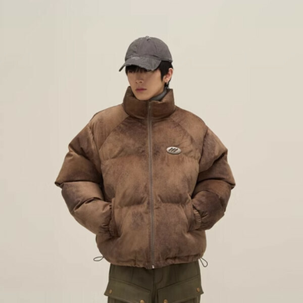 New wasteland-style niche design short cotton clothing [brown M-XL sizes, confirm the delivery size with customer service after placing the order]