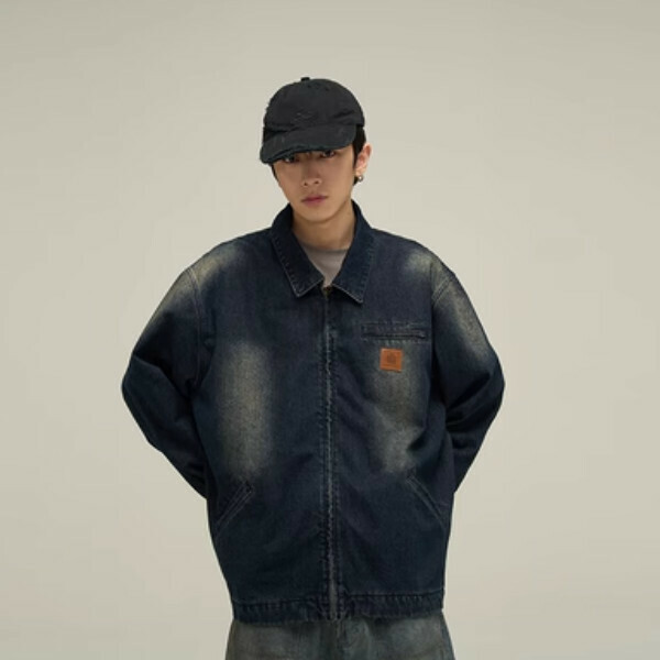 新款底特律牛仔外套【藍色S-XL碼，下單後與客服確認發貨尺碼】