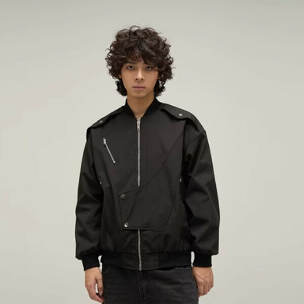 Hot selling bomber jacket [Black M/XL size, confirm delivery size with customer service after placing order]