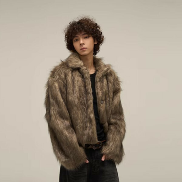 Hot selling environmentally friendly fur jacket [picture color M-XL size, confirm delivery size with customer service after placing order]