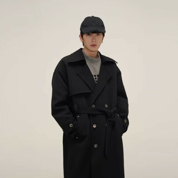 Hot selling mid-length windbreaker [Black M-XL sizes, please confirm the delivery size with customer service after placing the order]