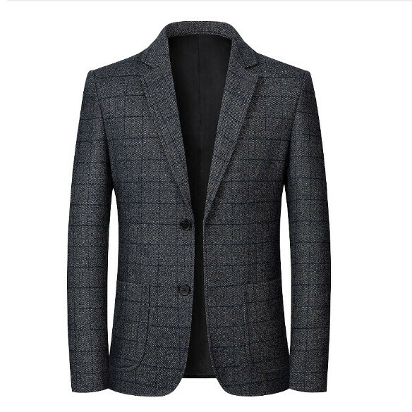 Hot selling business casual suit tops and jackets [M-3XL] [XZ1725 gray] (contact customer service after placing the order to confirm the delivery size)