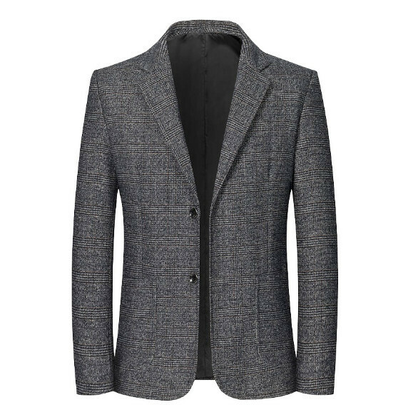 Hot selling business casual suit tops and jackets [M-3XL] [XZ1723 light gray] (contact customer service after placing the order to confirm the delivery size)