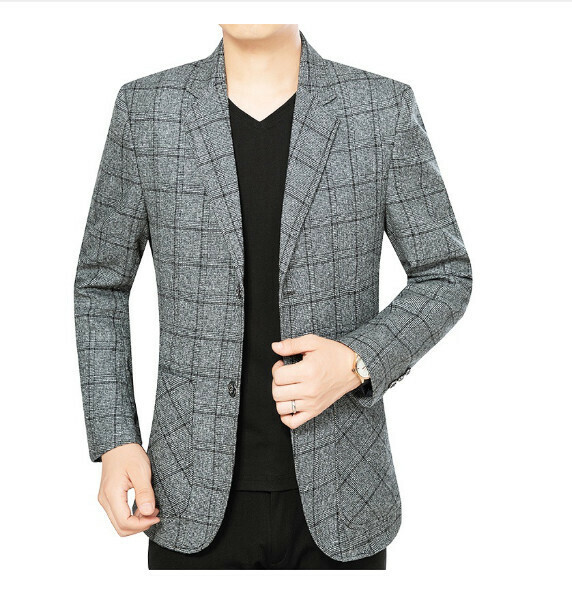 Hot selling business casual suit tops and jackets [M-3XL] [grey] (contact customer service after placing the order to confirm the delivery size)