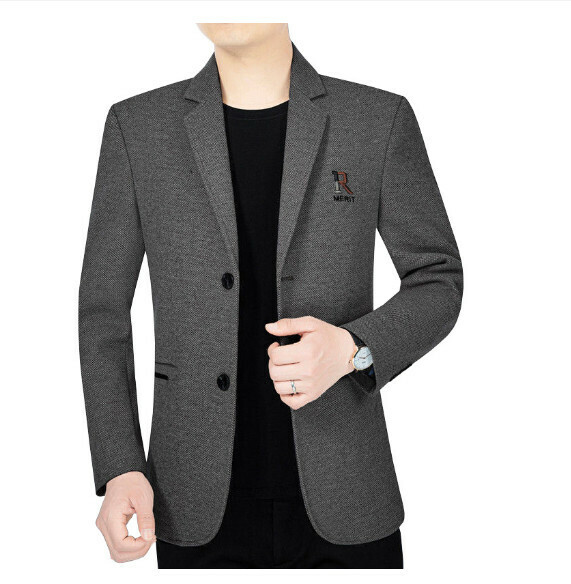 Hot selling business casual suit tops and jackets [M-3XL] [62188 dark gray] (contact customer service after placing the order to confirm the delivery size)
