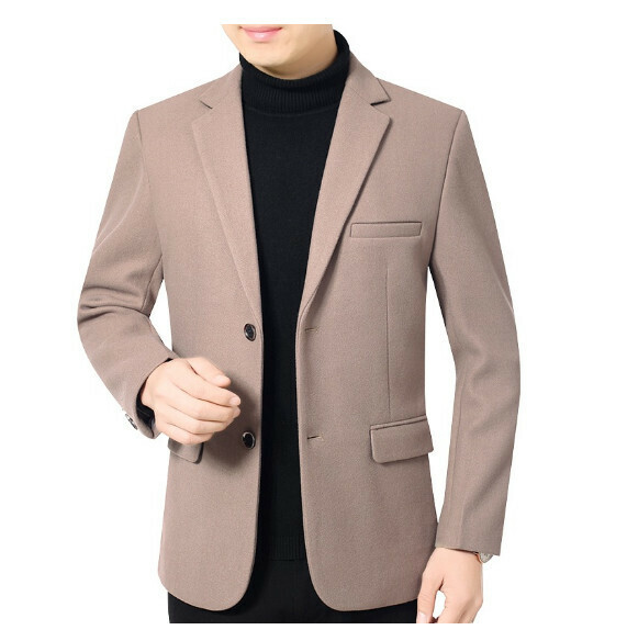 Hot selling business casual suit tops and jackets [M-3XL] [khaki] (contact customer service after placing the order to confirm the delivery size)