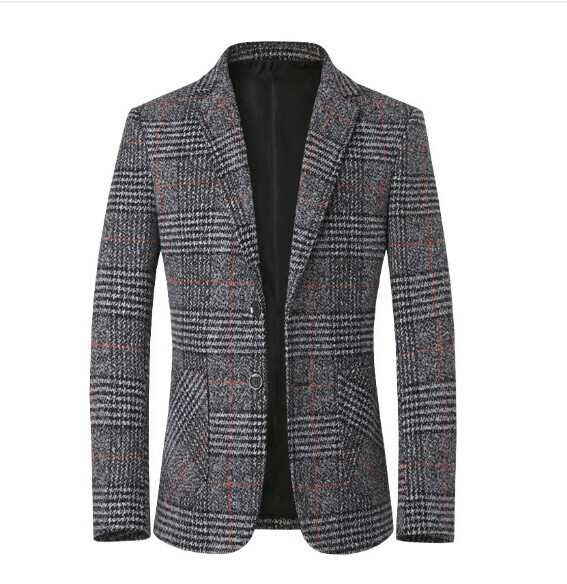 Hot selling business casual suit tops and jackets [M-3XL] [grey] (contact customer service after placing the order to confirm the delivery size)