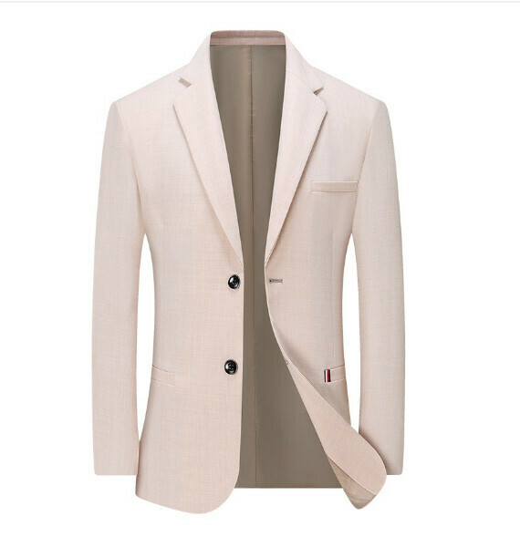 熱賣商務休閒西服上衣外套【M-4XL】【18303卡其】 (下單後聯絡客服確認發貨尺碼) 