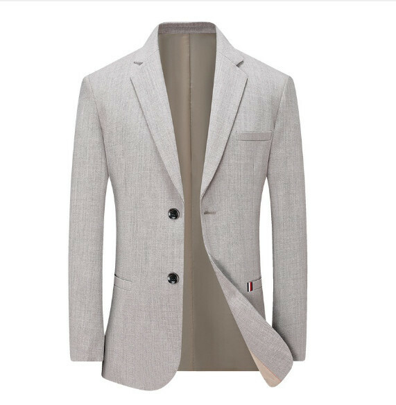熱賣商務休閒西服上衣外套【M-4XL】【18303米灰】 (下單後聯絡客服確認發貨尺碼) 