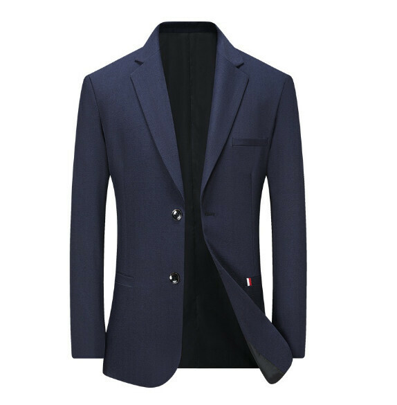 熱賣商務休閒西服上衣外套【M-4XL】【18303藏青】 (下單後聯絡客服確認發貨尺碼) 
