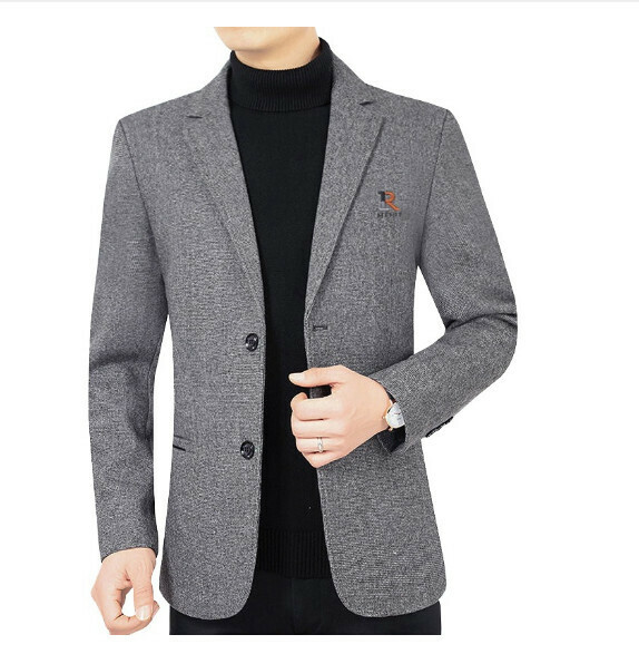 熱賣商務休閒西服上衣外套【M-3XL】【XZ62188灰色】 (下單後聯絡客服確認發貨尺碼) 