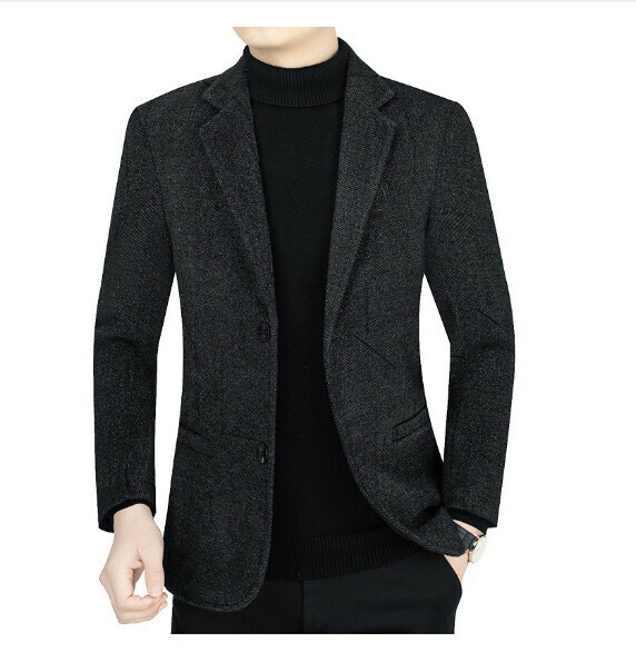 Hot selling business casual suit tops and jackets [M-3XL] [XZ1757 black] (contact customer service after placing the order to confirm the delivery size)