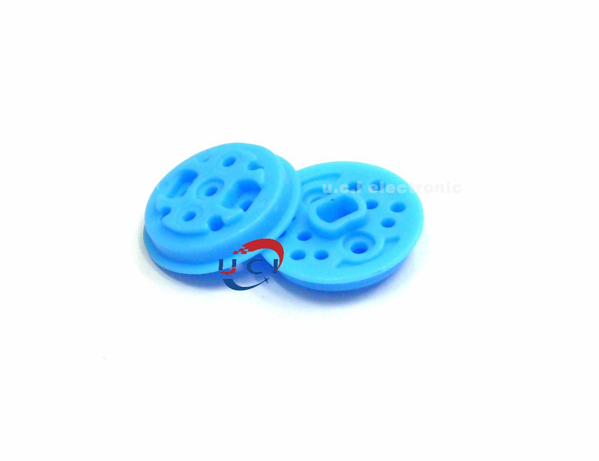 【UCI電子】(K-4) 光碟輪 偏心輪 (藍色) TT馬達軸連接偏心輪diy手工玩具車機器人配件