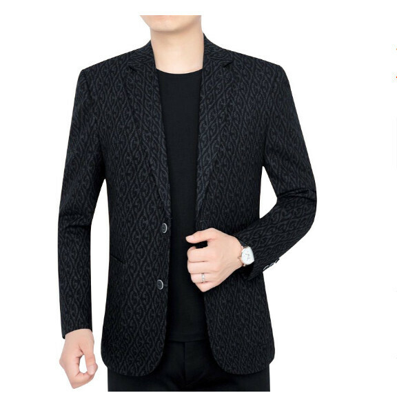 Hot selling business casual suit tops and jackets [M-4XL] [XZ1765 black] (contact customer service after placing the order to confirm the delivery size)