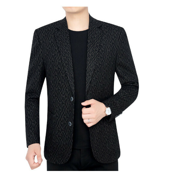 Hot selling business casual suit tops and jackets [M-4XL] [XZ1765 coffee color] (contact customer service after placing the order to confirm the delivery size)
