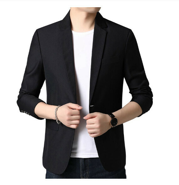 Hot selling business casual suit tops and jackets [M-4XL] [516 black] (contact customer service after placing the order to confirm the delivery size)