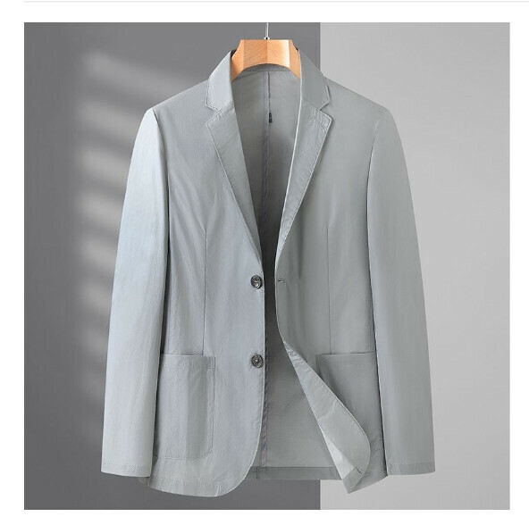 Hot selling business casual suit tops and jackets [M-4XL] [XZ1751 gray] (contact customer service after placing the order to confirm the delivery size)