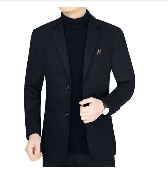 Hot selling business casual suit tops and jackets [M-4XL] [WW6153 black] (contact customer service after placing the order to confirm the delivery size)