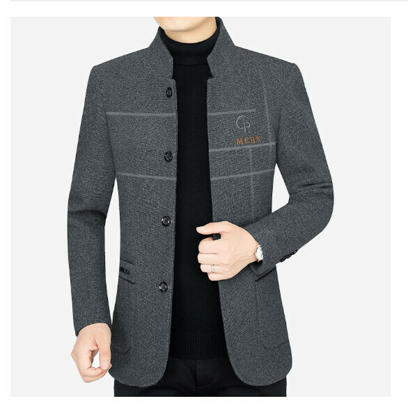 熱賣休閒夾克上衣外套【M-4XL】【FY1858深灰】 (下單後聯絡客服確認發貨尺碼) 