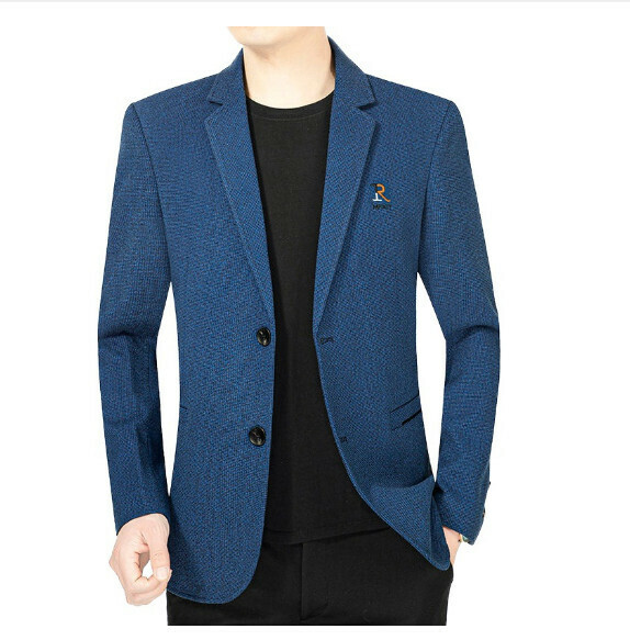 熱賣商務休閒西服上衣外套【M-4XL】【XZ1762寶藍】 (下單後聯絡客服確認發貨尺碼) 
