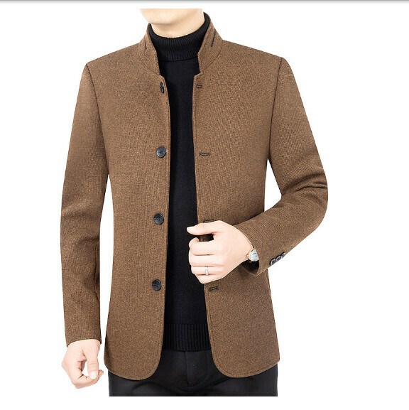 熱賣休閒夾克上衣外套【M-4XL】【JK2101深咖】 (下單後聯絡客服確認發貨尺碼) 