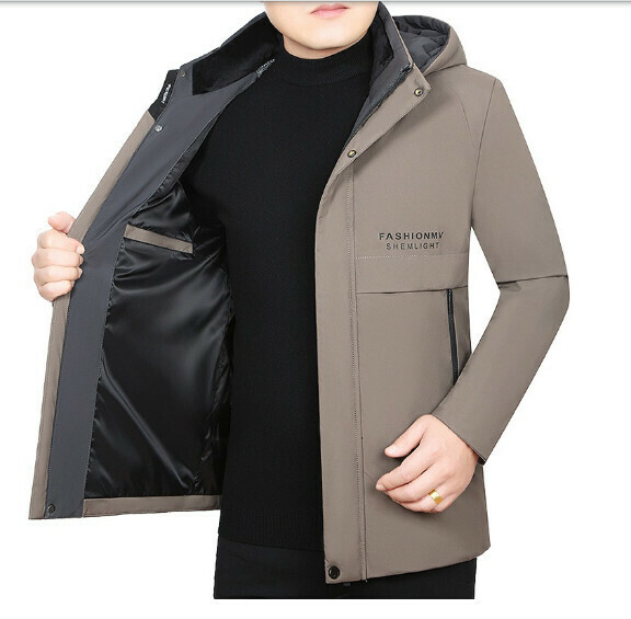 熱賣休閒夾克上衣外套【M-4XL】【6078卡其-夾棉】 (下單後聯絡客服確認發貨尺碼) 