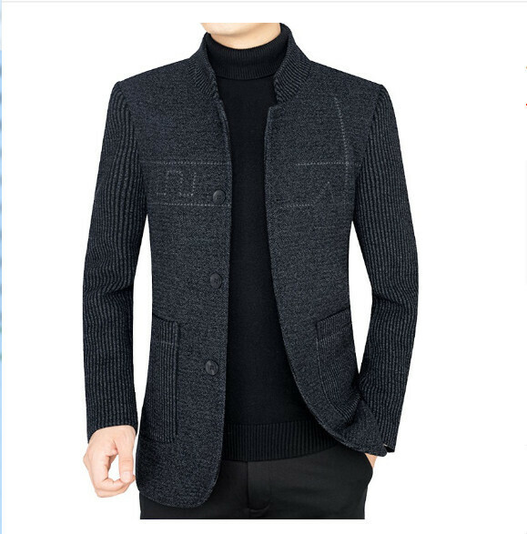 熱賣休閒加厚夾克上衣外套【M-3XL】【6345藍色】 (下單後聯絡客服確認發貨尺碼) 