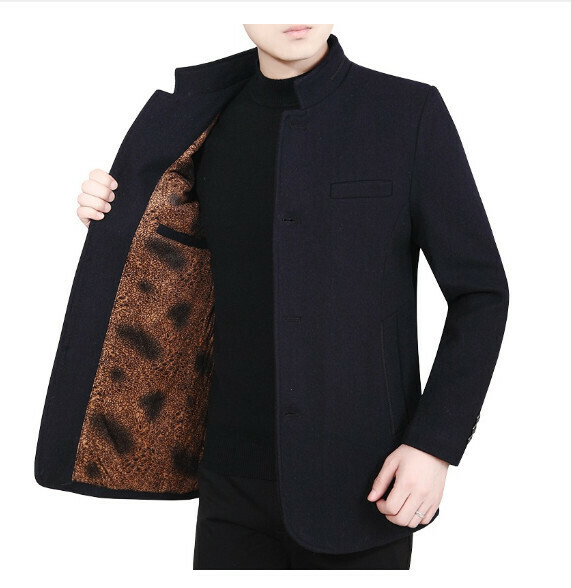 熱賣休閒加絨夾克上衣外套【M-3XL】【藏藍】 (下單後聯絡客服確認發貨尺碼) 