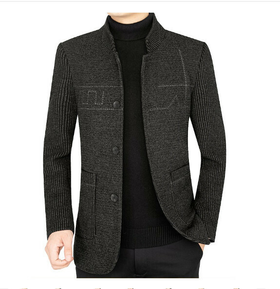 熱賣休閒加厚夾克上衣外套【M-3XL】【6345棕色】 (下單後聯絡客服確認發貨尺碼) 