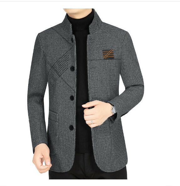 熱賣休閒夾克上衣外套【M-4XL】【59608深灰】 (下單後聯絡客服確認發貨尺碼) 