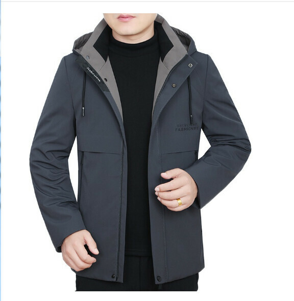 熱賣休閒夾克上衣外套【M-4XL】【6078灰色-薄款】 (下單後聯絡客服確認發貨尺碼) 