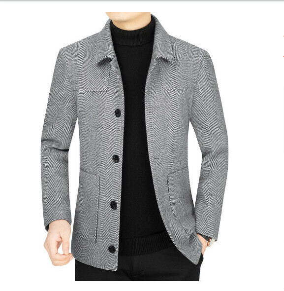 熱賣休閒夾克上衣外套【M-4XL】【82206灰色】 (下單後聯絡客服確認發貨尺碼) 