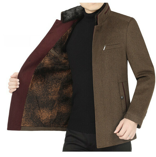 熱賣休閒夾克上衣外套【M-4XL】【咖啡-加絨加厚】 (下單後聯絡客服確認發貨尺碼) 