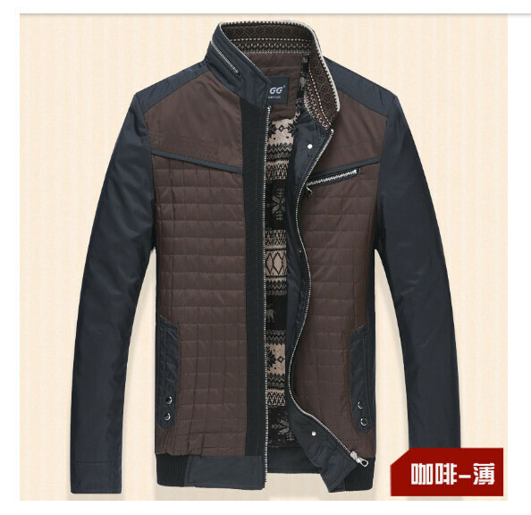 熱賣休閒夾克上衣外套【M-4XL】【咖啡-春秋薄款】 (下單後聯絡客服確認發貨尺碼) 