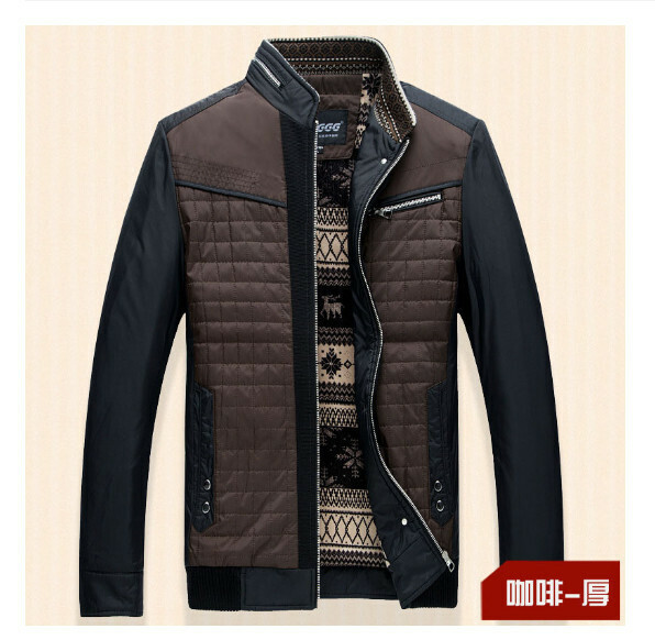 熱賣休閒夾克上衣外套【M-4XL】【咖啡-秋冬加厚】 (下單後聯絡客服確認發貨尺碼) 