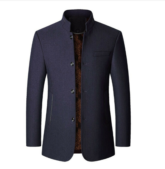 Hot selling casual thickened jacket tops [M-3XL] [FY1849 Navy Blue] (contact customer service after placing the order to confirm the delivery size)