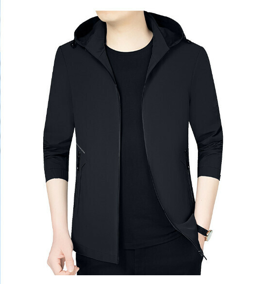 Hot selling casual thickened jacket tops [M-4XL] [62971 black] (contact customer service after placing the order to confirm the delivery size)