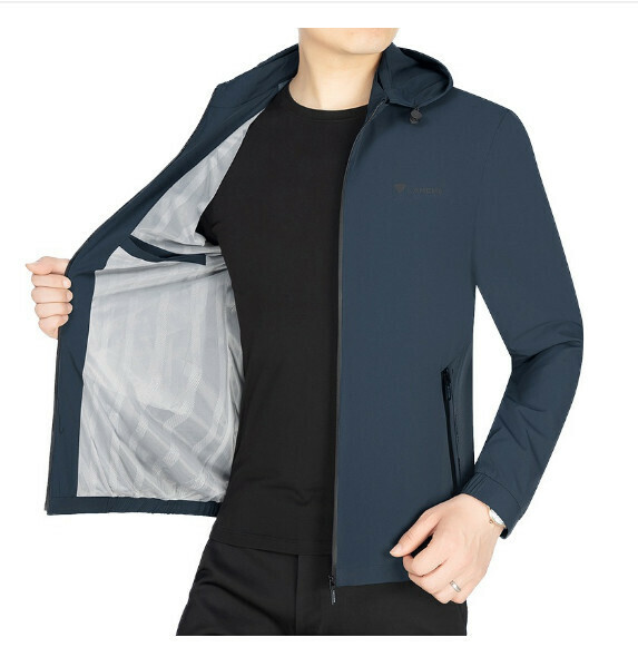 Hot selling casual thickened jacket tops [M-4XL] [JK6080 navy blue] (contact customer service after placing the order to confirm the delivery size)